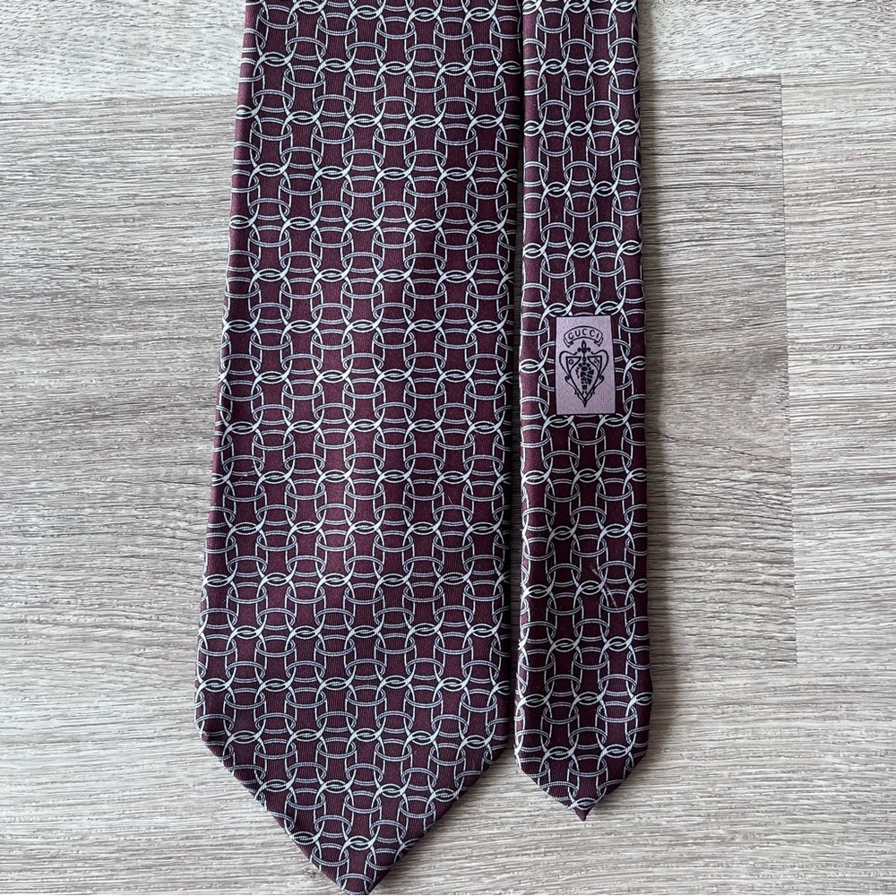 GUCCI Vintage Men's Silk Necktie